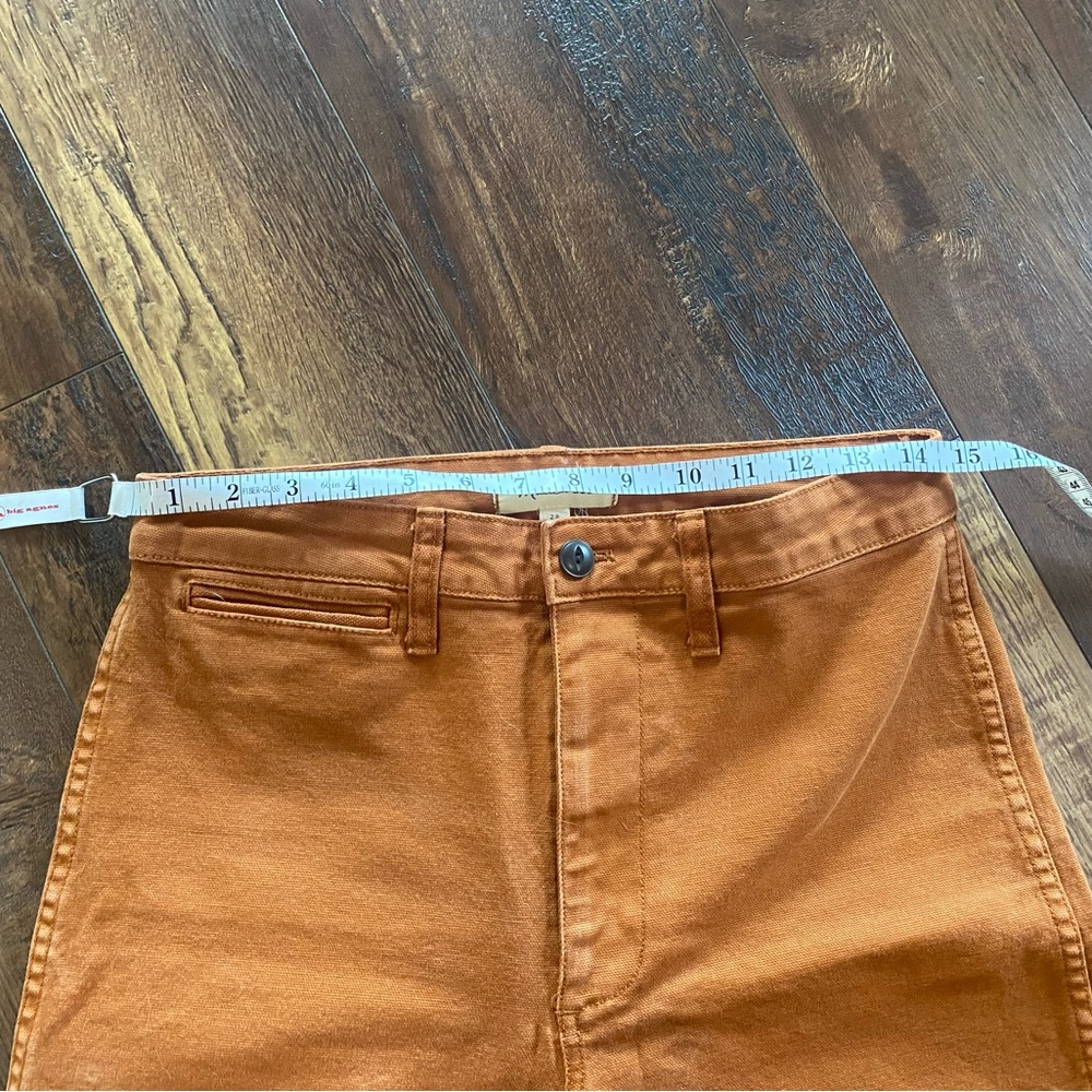 Madewell Burnt Orange High-Rise Jeans - Picture 4 of 9